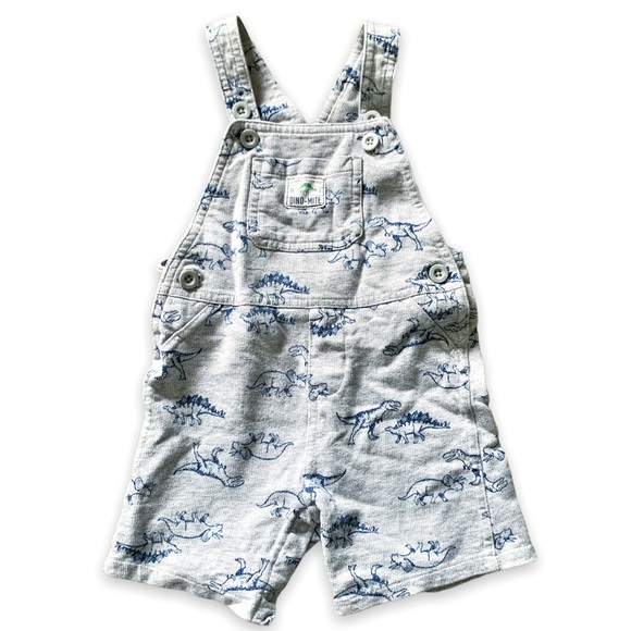 Carter's Other - Carters Dinosaur Shorts Overalls 24 Months